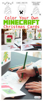 Therefore, it will be attractive image once you have completed it. Minecraft Coloring Pages Christmas Cards Atta Girl Says