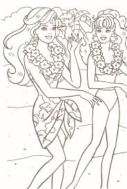 Barbie coloring book page colored by me via photoshop element 6. Barbie Doll Coloring Pages Pdf Novocom Top