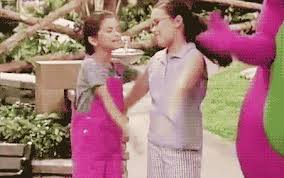 Demi and selena met in 2002 when they both began their careers on barney and friends. Putting My Defences Up Demi Lovato Barney And Friends Gifs