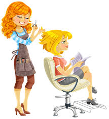 Metiers Clip Art Hairdresser Haircut Salon