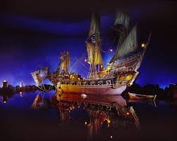 Pirates Of The Caribbean Ride At Disneyland Anaheim Features In The Novel Iceberg Walt Disney Pictures Disney Pictures Disney World Attractions