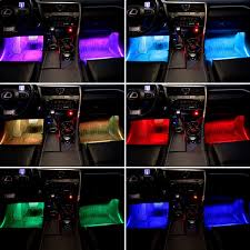 Led Rgb Ambient Lighting Interior Lighting Footwell Lighting X 4 Led Auto Innenraum Beleuchtung