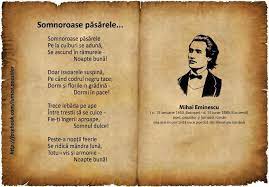 Noaptea potolitsivanat arde focul in camin; Somnoroase Pasarele My Favorite Romanian Poem Book Quotes Poems Felt Books For Toddlers