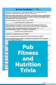 Test your exercise knowledge paul connolly, certified exercise specialist there sure is a heck of a lot of exercise information available in the mass media. Pub Trivia Fitness Quiz 100 Trivia Questions Fitness And Etsy Trivia Fitness Quiz Trivia Questions