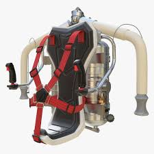 3d Model Of Jetpack Jet Pack 02 3d Model Jetpack Rocket Belt Drone Design