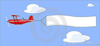 Plane Pulling Banner Vector Banner Drawing Banner Vector Banner