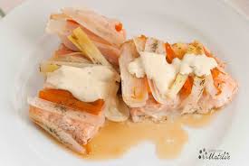 How to cook salmon en papillote. Salmon En Papillote Con Salsa Tartara Galletas Para Matilde