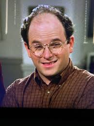 Oon 32, käytän laseja ja alan kaljuuntua. Näytän koko ajan enemmän ja  enemmän George Costanzalta. : r/seinfeld