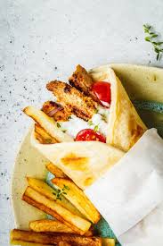 Gyros Souvlaki Wraps In Pita Bread Food Flatlay Food Food Drink Photography