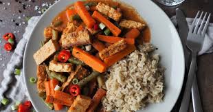 Tempeh con verduras