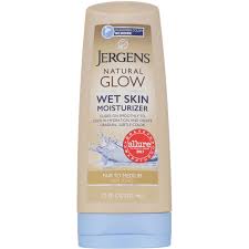 Review of the jergens natural glow wet skin +firming moisturizer. Jergens Natural Glow Wet Skin Moisturizer Fair To Medium 7 5 Fl Oz 221 Ml Iherb