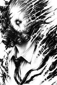 M0 No 1 By Shichigoro756 Deviantart Com On Deviantart Art Inspiration Drawing Horror Art Biomechanical Tattoo