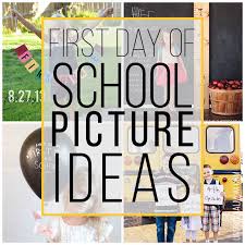 First day of kindergarten sign. First Day Of School Picture Ideas Unoriginal Mom