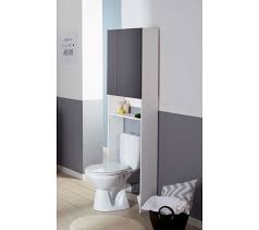 Découvrez dès maintenant notre vaste gamme de meubles rangement salle de bain. Meuble Wc Entourage Oleron Gris Et Blanc Toute L Offre Wc But