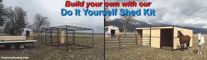 Diy Build A Lean To Horse Shelter