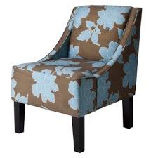 Dwellstudio For Target Swoop Arm Chair Blue Choc Target Living Room Chairs Upholstered Accent Chairs Blue Armchair
