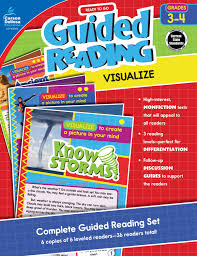 carson dellosa ready to go guided reading visualize resource book grades 3 4