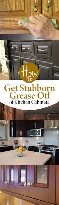 When mixed in a solution with water, it has the ability to both cleanse and bleach. How To Get Stubborn Grease Off Of Kitchen Cabinets Wrapped In Rust