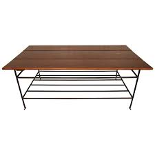 Wrought iron coffee tableby inviting home inc.(3). Rustic Wood And Iron Coffee Table For Sale At 1stdibs