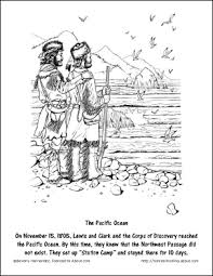 Free Lewis And Clark Printable Worksheets And Coloring Pages Lewis And Clark Coloring Pages Ocean Coloring Pages