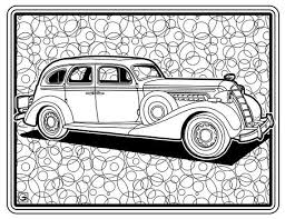 Downloadable High Resolution Coloring Page 6 Retro Old Cars Series Cars Coloring Pages Coloring Pages Coloring Book Pages