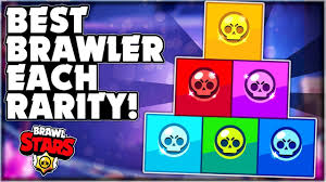 These are the brawlers of brawl stars! Best Brawler For Each Rarity Brawler Ranking Showdown Gameplay Brawl Stars Youtube