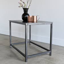 Work tables from grainger include adjustable, enclosed and folding leg work tables, equipment, machine, utility and work stands, mobile storage carts, workbenches and more. Industrial Steel Side Table What We Make