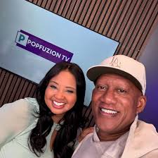 Media day at @Popfuziontv 🤩🎥📸🤳🏾📺 I'm buzzing with excitement after my  recent time in the studio! It was incredible to see the amazing  @francescaellana and @rochelleamberxo in action as we gear up