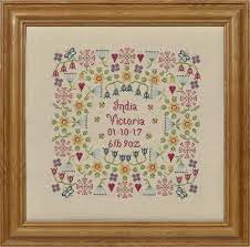 With over 17,000 cross stitch patterns, leaflets and books available, we're sure you can find the below are the main pattern categories to help you begin. Historical Sampler Company Flower Birth Sampler Cross Stitch Kit 25cm X 25cm