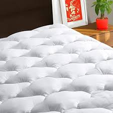 Texartist Full Mattress Pad Cover Cooling Mattress Topper 400 Tc Cotton Pillow Top Mattress Cover Quilted Fitted Mattr In 2021 Mattress Mattress Pad Mattress Pad Cover