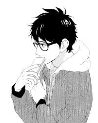 Black And White Anime Boy Aesthetic Transparent Aesthetic Anime Boy With Glasses Monica Gallery In 2020 Anime Glasses Boy Aesthetic Anime Anime Boy