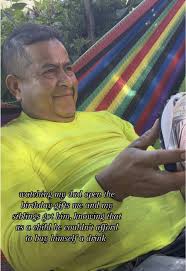 Dad Observing All Opening Gifts