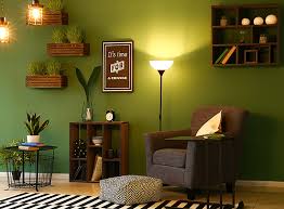 Olive Green Living Room