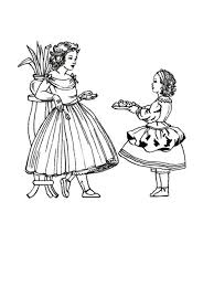 Frauen im bewegtbild by henny. Victorian Coloring Pages Coloring Home