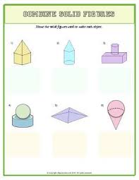 Identify And Combine Solid Figures Third Grade Math Worksheets Biglearners Third Grade Math Solid Figures Third Grade Math Worksheets