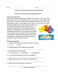 Click on any one to read the details of each reading comprehension worksheets for 3rd grade. Reading Worksheets Third Grade Reading Worksheets