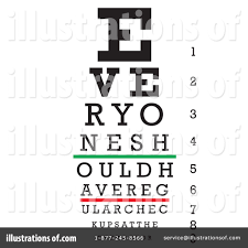 Eye Chart Clipart 93730 Illustration By Arena Creative
