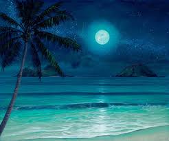 Tropical Beach Scenes Night Tropical Beach Paintings Night Archive Thomas Deir Honolulu Hi Tropical Beach Painting Beach Scene Painting Beach Painting Am i the only one who noticed that there are no more night maps in casual? night tropical beach paintings night