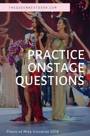 10 Practice Onstage Questions From Miss Usa State Pageants In 2020 Pageant Interview Questions Pageant Questions Pageant
