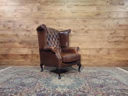 We did not find results for: Chesterfield Queen Anne Original English Vintage Armchair In Genuine Brown Leather