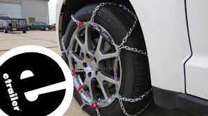 Etrailer Konig Standard Snow Tire Chains Installation