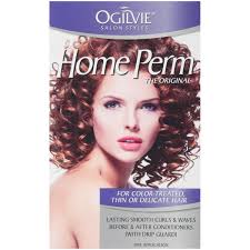 A perm is setting hair in curls by treating it with special perm solution along with rods that hold the different types of perm pictures | lovetoknow. Ogilvie Home Perm For Color Treated Thin Or Delicate Hair 1 Application Walmart Com Walmart Com