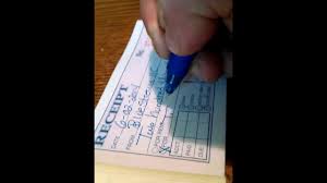 How to modify the template. How To Fill Out Receipts For Customers By Hand Youtube