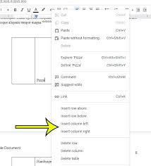 To centre a tile in a section drag one of the sides to number of. How To Add A Column To A Table In Google Docs Live2tech