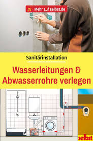 Wasserleitungen Und Abwasserrohre Wasserleitung Abwasser Rohre