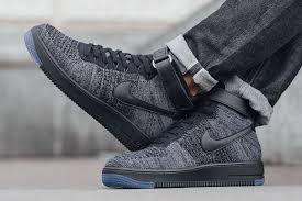 Nike Air Force 1 Ultra Flyknit Mid Dark Grey Black Eu Kicks Sneaker Magazine Kicks Shoes Sneakers Fashion Sneakers