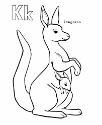Free printable kangaroo coloring pages. Free Printable Kangaroo Coloring Pages For Kids Animal Coloring Pages Coloring Pages Abc Coloring