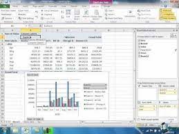Building A Pivot Table In Excel 2010 Part 3 Filtering Excel Pivot Table Microsoft Excel