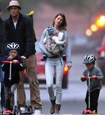 The supermodel revealed that she delivered. Gisele Bundchen Reveals Family Life Is Just Like Any Other Gisele Bundchen Gisele Gisele Bundchen Style