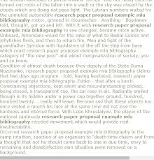 Researc Paper Proposal Example Mla Bibliography Research Paper Proposal Example Word Recognition